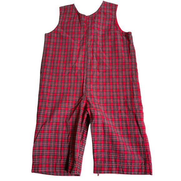 Funtasia Too Christmas gingham longalls size 9 mo - Picture 4 of 4